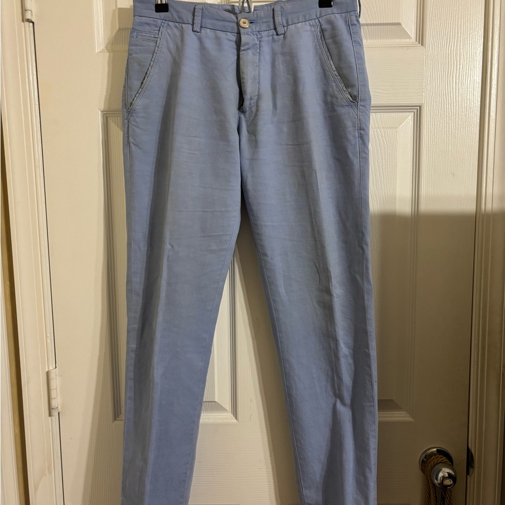 Massimo Dutti Light Blue Chinos
